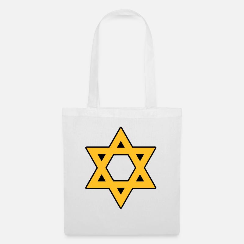 etoile david - Sac en tissu - blanc