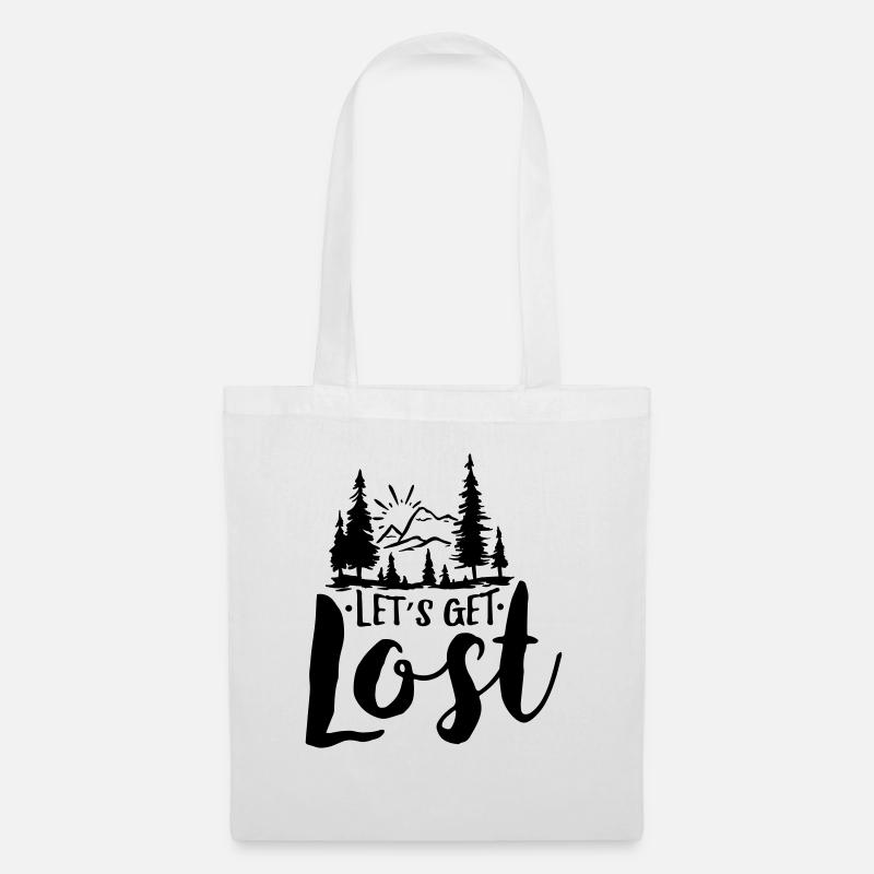 Let s get lost - Stoffbeutel - Weiß
