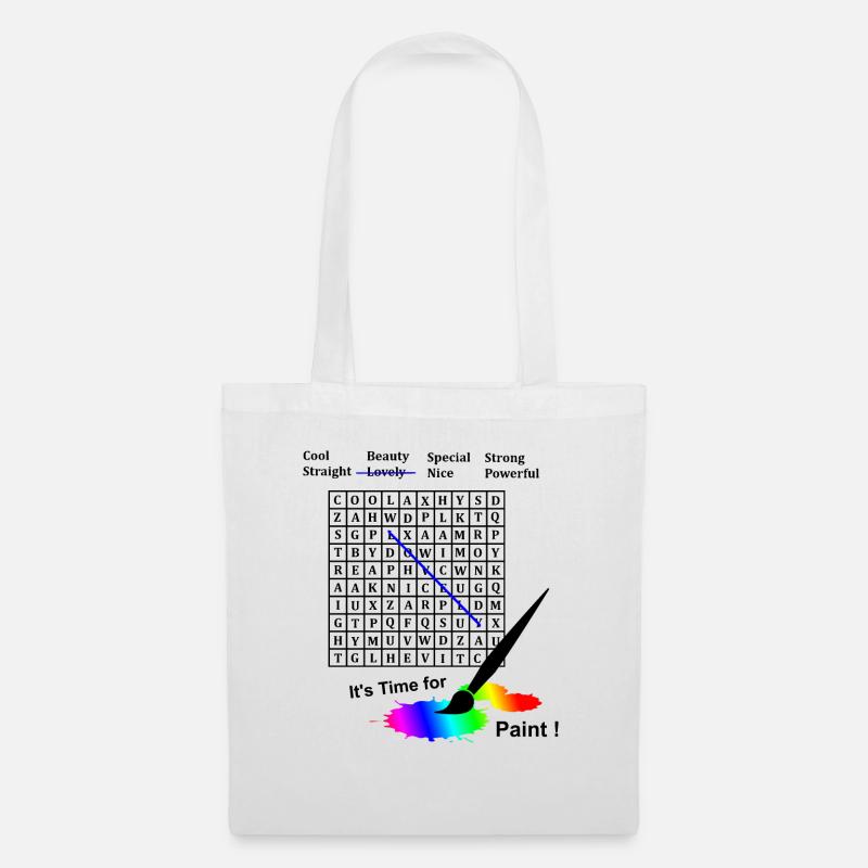 Riddle on you - Tote Bag - white