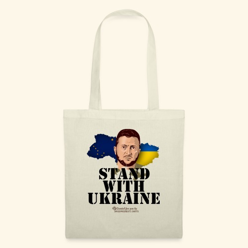 Alaska Ukraine Unterstützer T-Shirt Design - Stoffbeutel