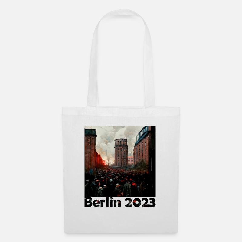 Berlins neue Mitte 25 - Stoffbeutel - Weiß