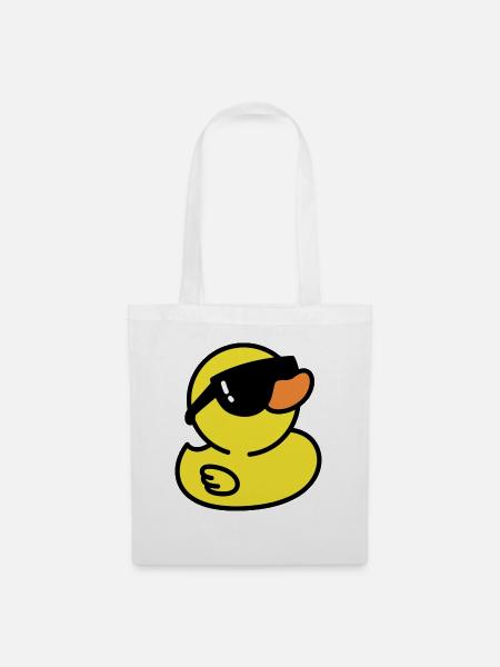 Ente - Stoffbeutel - Weiß