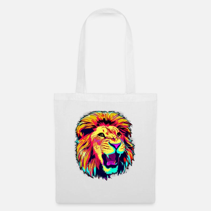 Lion - Stoffbeutel - Weiß