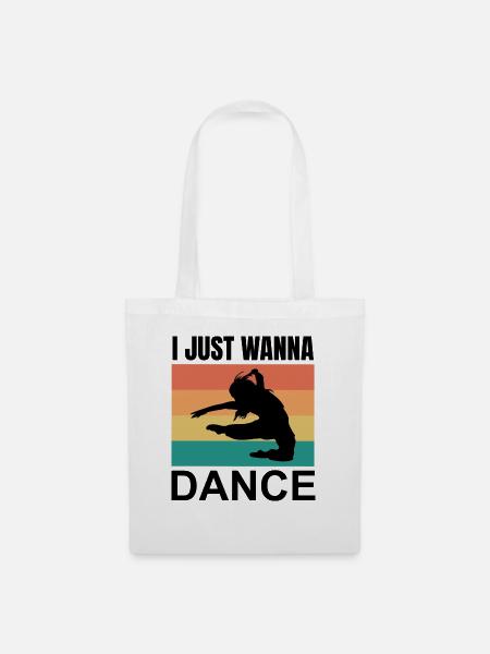 Dancing Dance Music - Stoffbeutel - Weiß