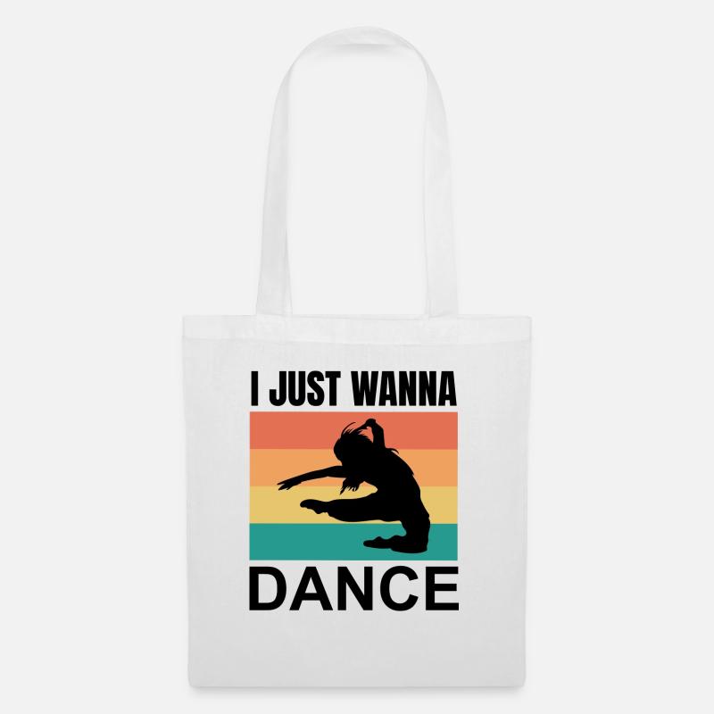 Dancing Dance Music - Stoffbeutel - Weiß