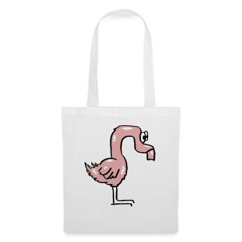 Mega Dry and Funny Flamingo - Tote Bag - white - Front