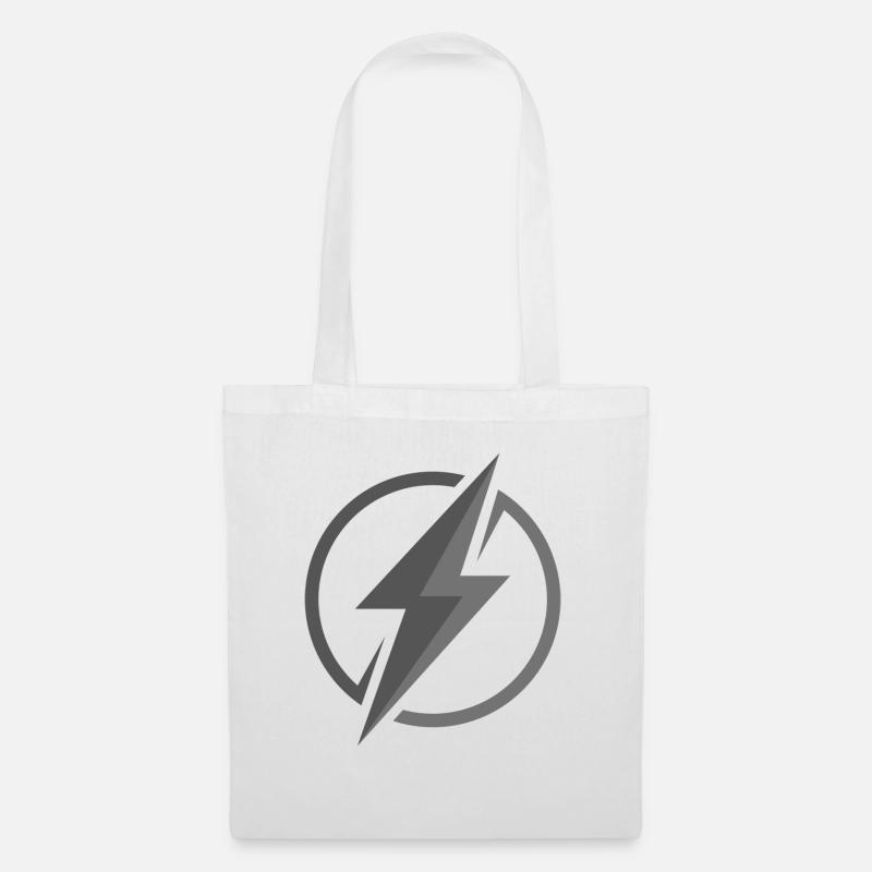 Electrifying Energy: Power & Dynamism - Tote Bag - white