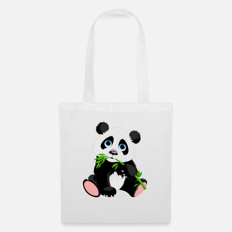 panda - Tote Bag - white