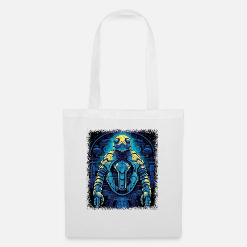 animals adventure tribal turtle gift statement - Stoffbeutel - Weiß