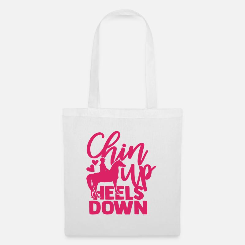Pferdemotiv Pferdespruch Pferd Geschenk - Stoffbeutel - Weiß