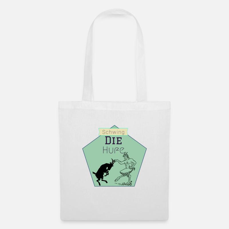 Schwing die Hufe - Stoffbeutel - Weiß