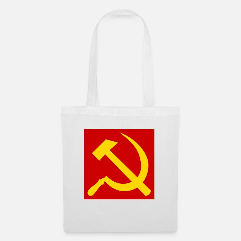 Hammer and sickle - Stoffbeutel - Weiß