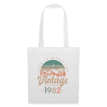 1982 Vintage anniversary 40 years - Tote Bag - white - Front