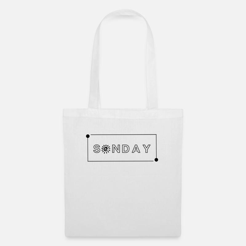 Sonday and lovelyday - Stoffbeutel - Weiß