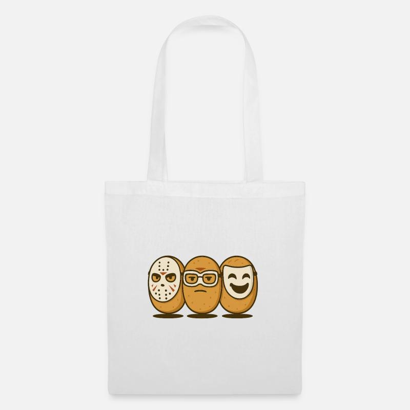 Die Brötchen-Bande – Masken-Edition - Stoffbeutel - Weiß