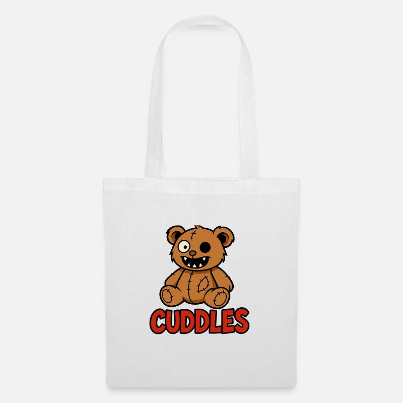 Cuddle Bear - Stoffbeutel - Weiß