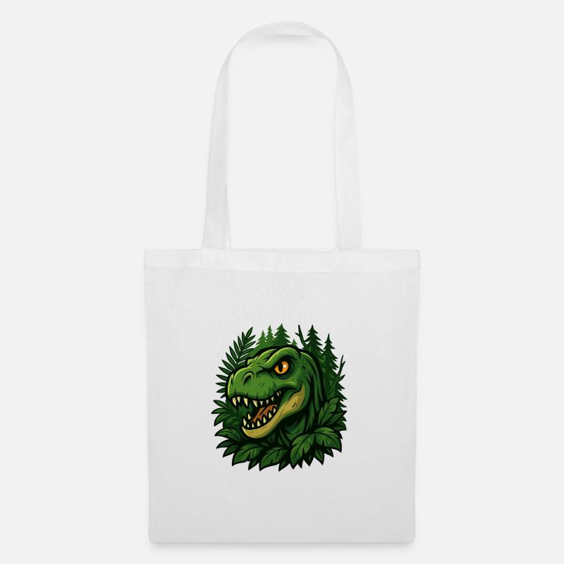 T-Rex - Stoffbeutel - Weiß