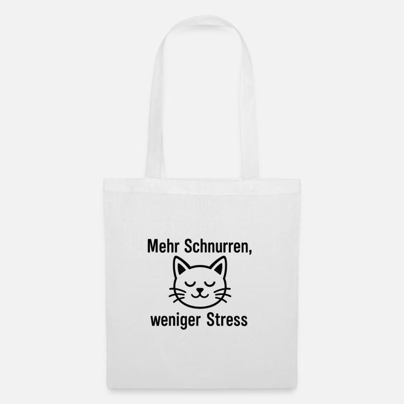 Schnurren - Stoffbeutel - Weiß