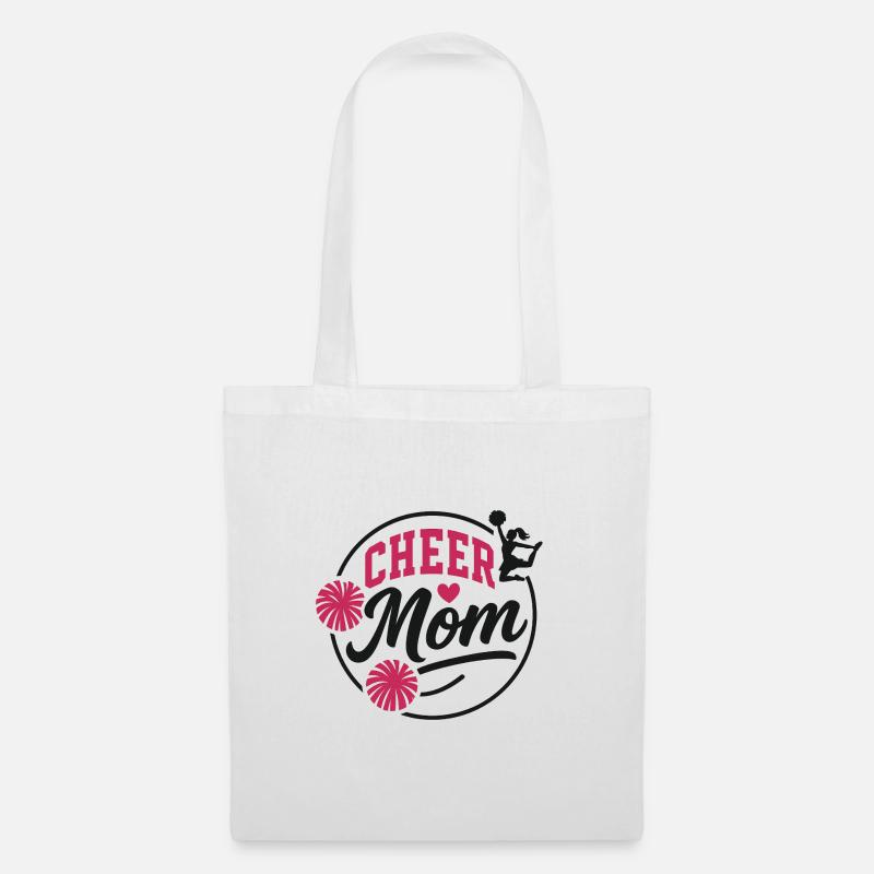  Cheer Mom Illustration - Stoffbeutel - Weiß