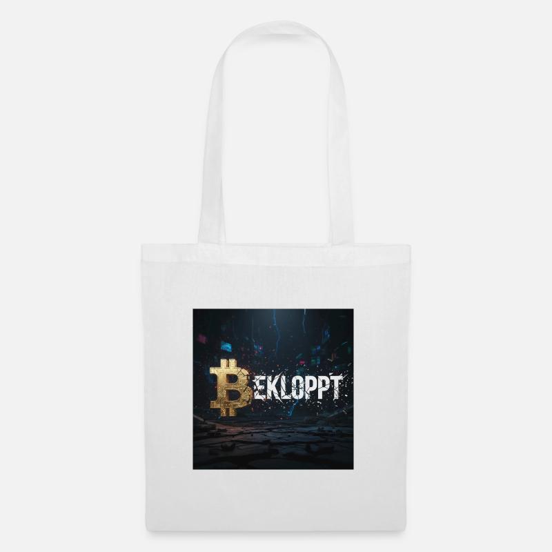 Bitcoin Explosion Crypto Chaos - Tote Bag - white