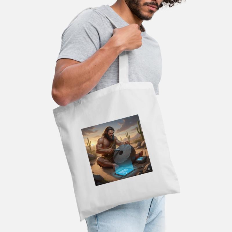 Caveman Tech Support - The First Tutorial Tote Bag