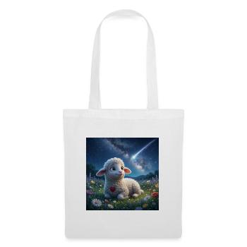 Lammy_watching_falling_star - Stoffbeutel - Weiß - Vorne