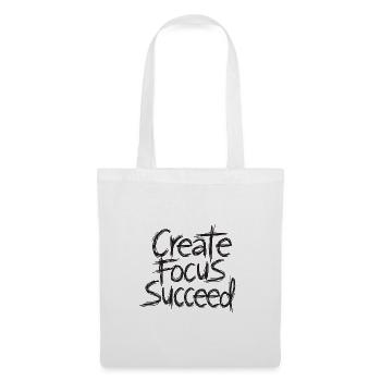 Create  Focus  Succeed - Stoffbeutel - Weiß - Vorne