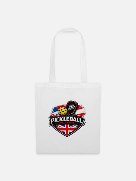 Pickleball, GROSSBRITANNIEN - Stoffbeutel - Weiß