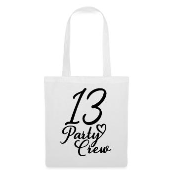 13 Party Crew 13th Birthday Party 13 Years Old - Tote Bag - white - Front