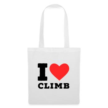 I love climb - Tote Bag - white - Front