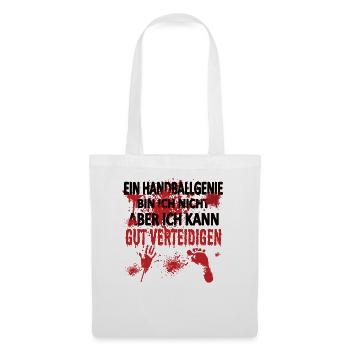 Handball Zubehör handballer Motiv - Stoffbeutel - Weiß - Vorne
