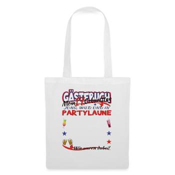 17th Birthday Girl & Boy Guestbook - Tote Bag - white - Front