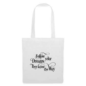 follow your dreams - Sac en tissu - blanc - Devant