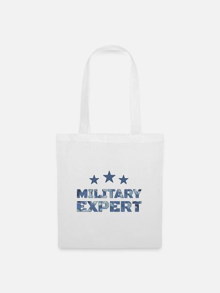 Military Expert - Stoffbeutel - Weiß