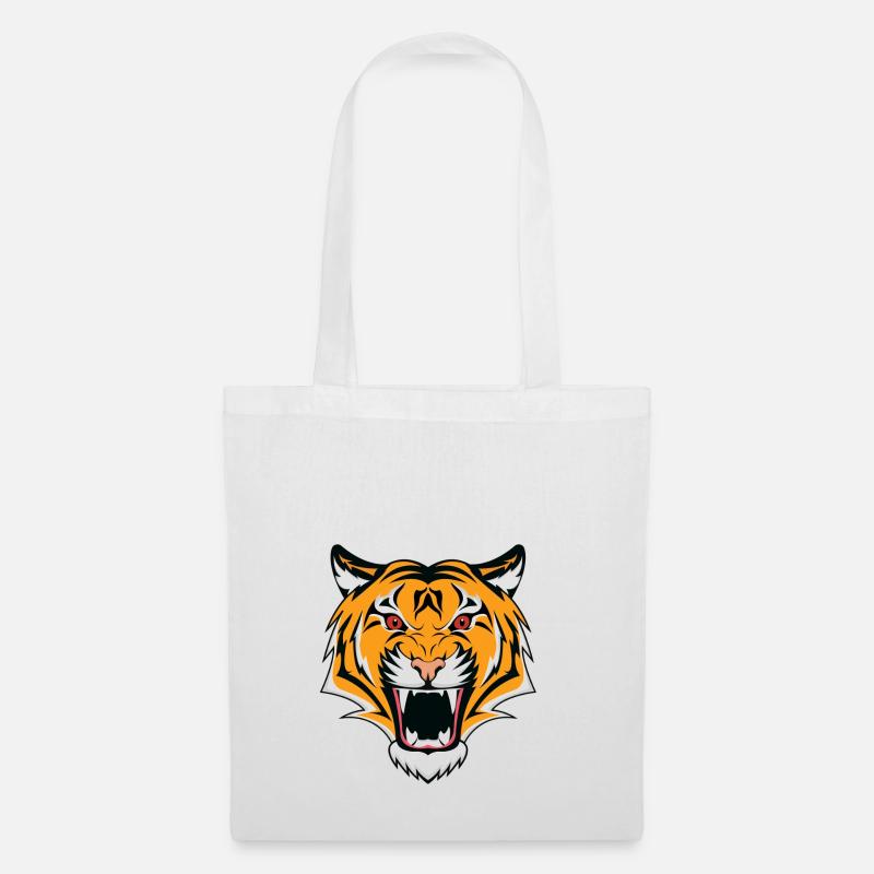 Tiger Merch - Stoffbeutel - Weiß