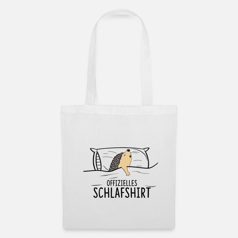 Offizielles SchlafIgel - Stoffbeutel - Weiß