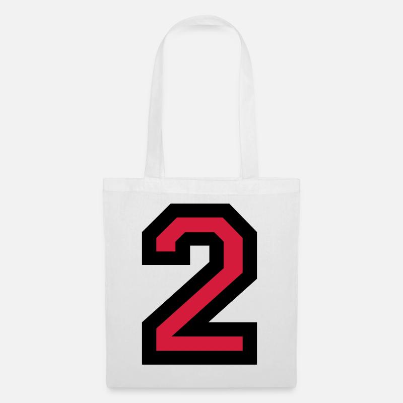 The Number Two 2 - Tote Bag - white