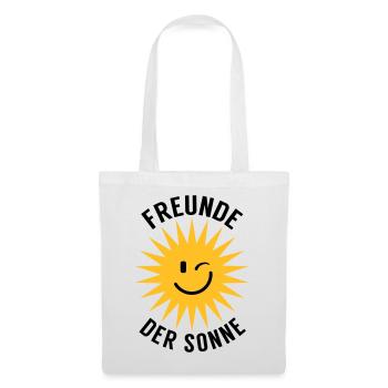Freunde der Sonne - Stoffbeutel - Weiß - Vorne
