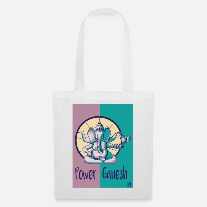 Power Ganesh - Tote Bag - white