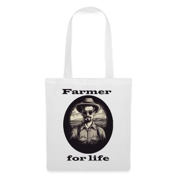 Farmer for life - Tote Bag - white - Front