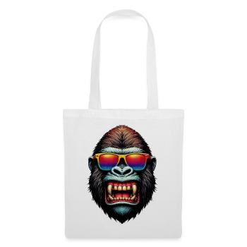 Gorillas with Sunglasses - Tote Bag - white - Front