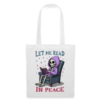 Laisse-moi lire en paix - Sac en tissu - blanc - Devant