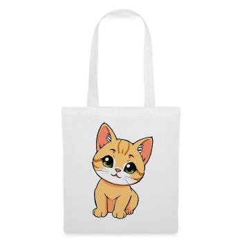 Cute cat - Tote Bag - white - Front