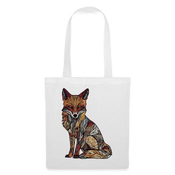 Fuchs - Stoffbeutel - Weiß - Vorne
