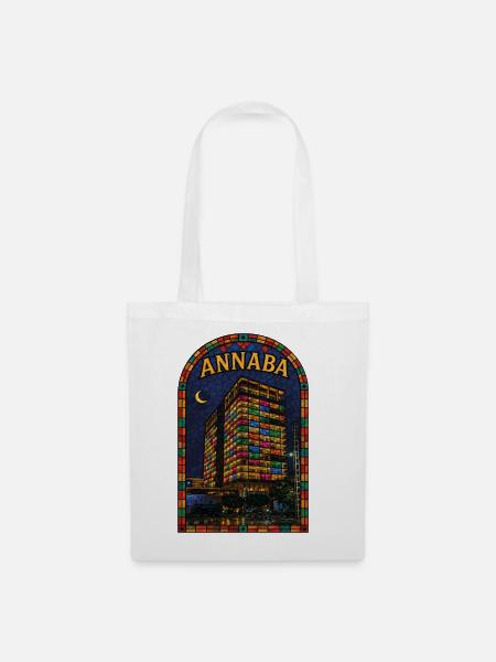 Annaba-Mosaiknacht - Stoffbeutel - Weiß