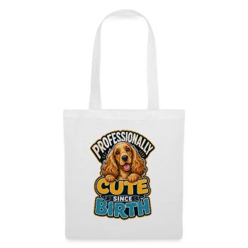 Englischer Cocker Spaniel - Stoffbeutel - Weiß - Vorne