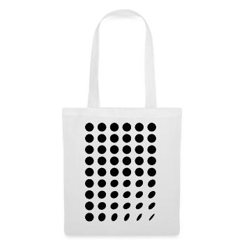 Dots-Muster - Stoffbeutel - Weiß - Vorne