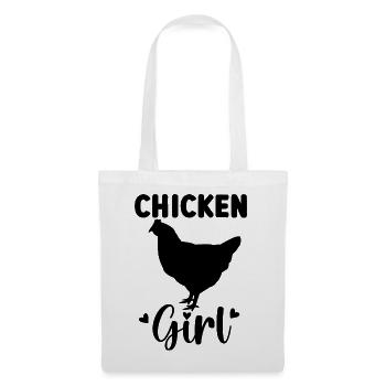 Huhn Statement - Stoffbeutel - Weiß - Vorne