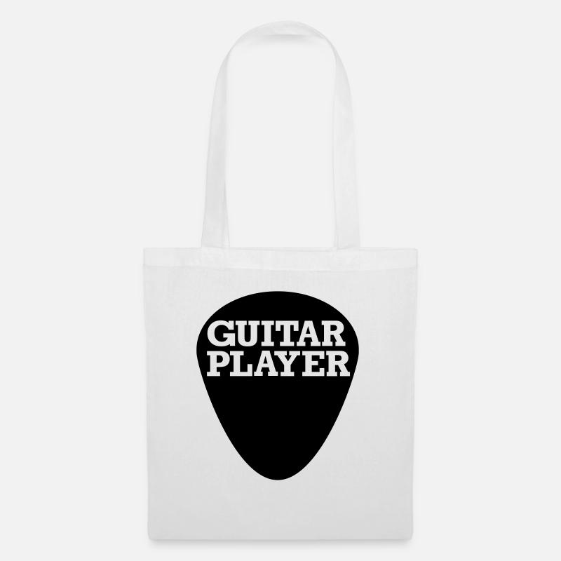 Guitar Player - Sac en tissu - blanc