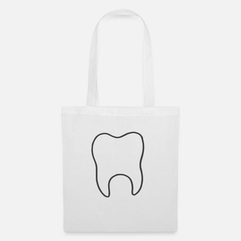 tooth - Tote Bag - white